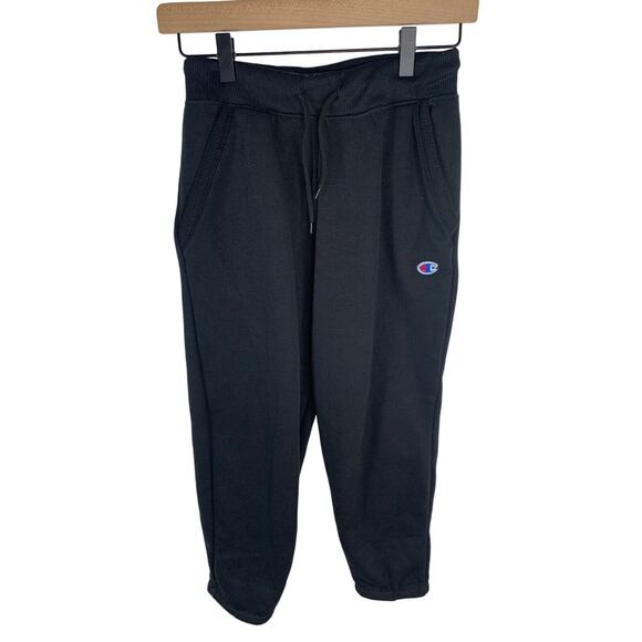 Champion Boys Black Jogger Sweatpants Size M - Picture 1 of 7